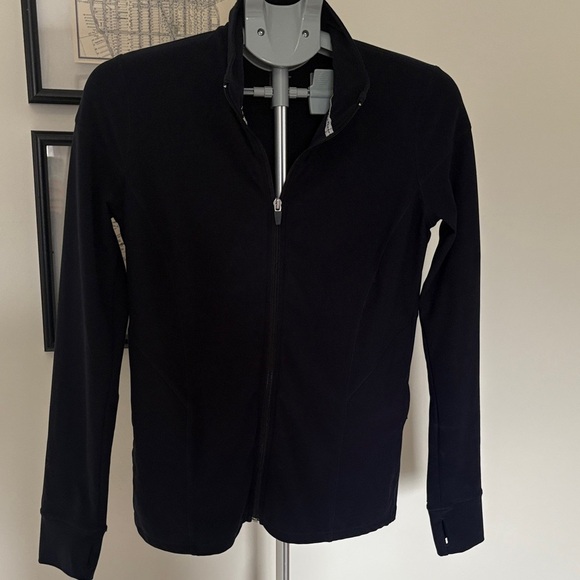 Talbots Navy Blue Lightweight Zip Up, Size Small Items - Picture 2 of 7